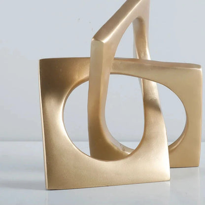 Abstrakte Geometrische Statue