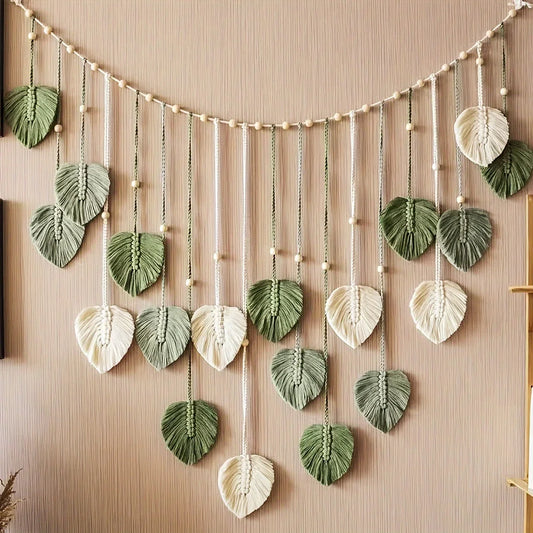 Boho Wanddeko Blätter