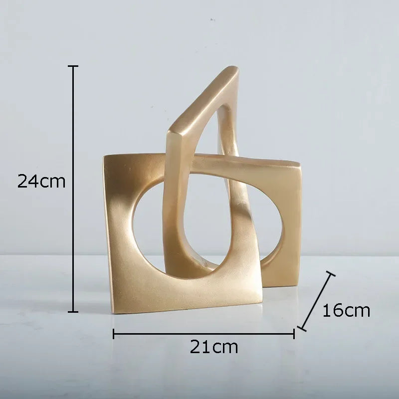 Abstrakte Geometrische Statue