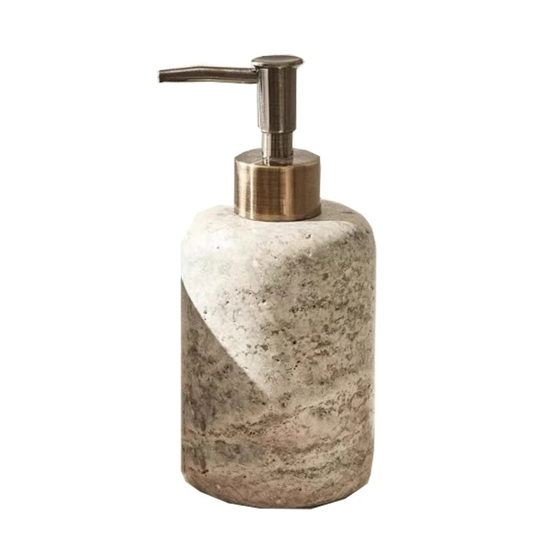 Badezimmerset aus natürlichem Marmor