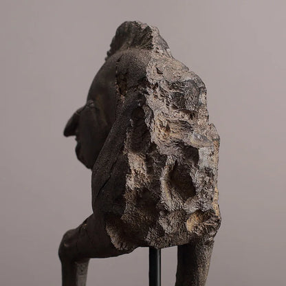 Old Horse's Head Tierskulptur