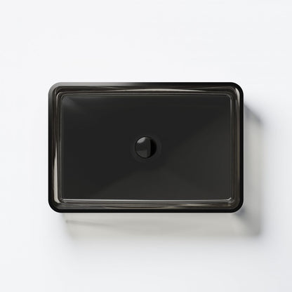 Serie 489 Polyresin Aufsatzwaschtisch eckig - Badeno
