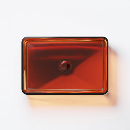 Serie 489 Polyresin Aufsatzwaschtisch eckig - Badeno