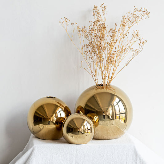 Vase goldene Kugel - Badeno 