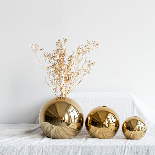 Vase goldene Kugel - Badeno 